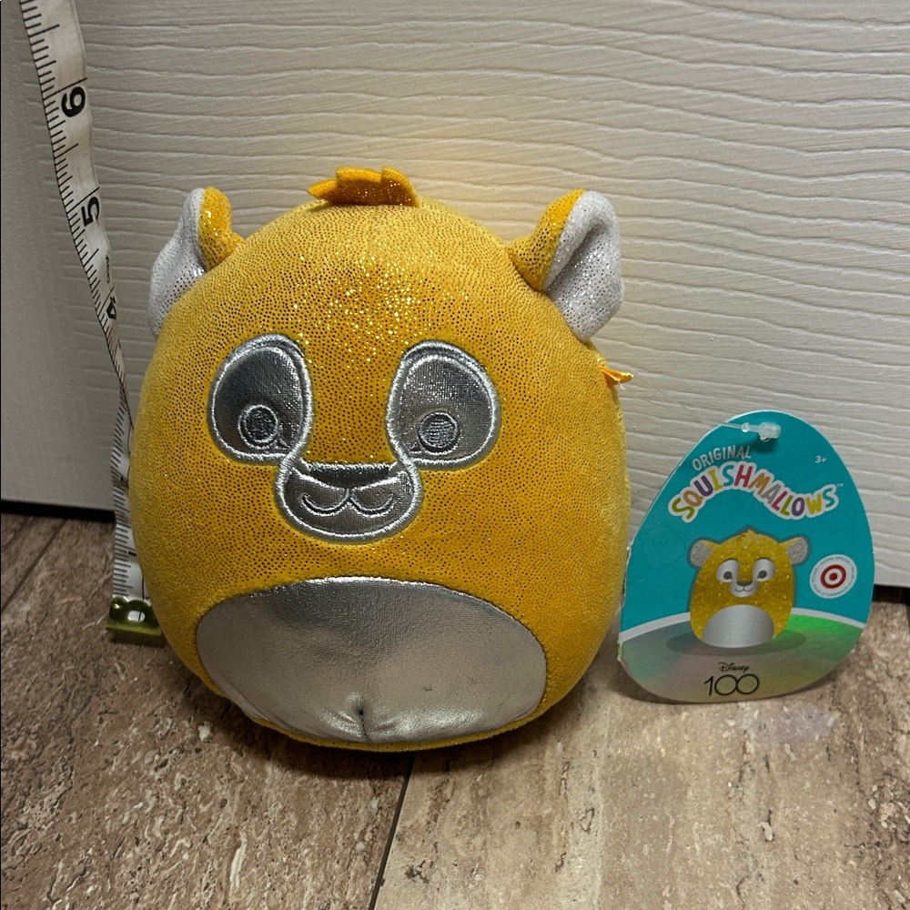 Squishmallows Yellow and Silver Lion Plush